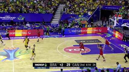 punk!  Felicio performs a great airlift and makes 36x29 for Brazil
