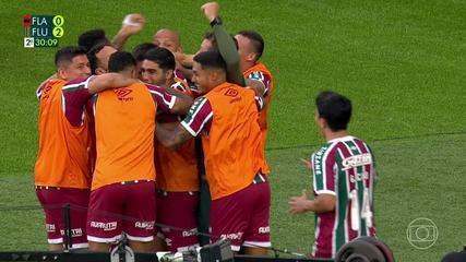 30 minutes into the second half - Nathan's goal from Fluminense against Flamengo