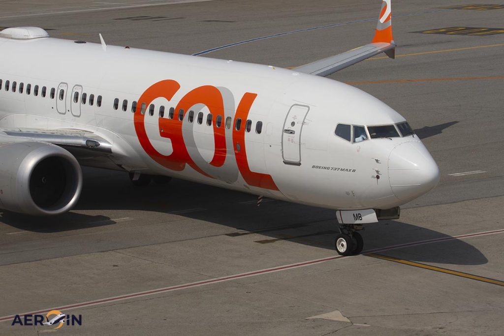 An all-new Boeing 737 Max lands in Brazil for Gol.  It's number 37