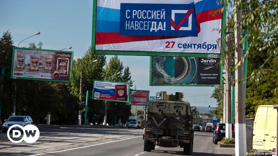 Pro-Russian separatists start "referendums" in Ukraine - DW - 09/23/2022