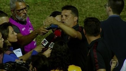 The sports coach criticizes the end of the match between Sport and Vasco after confusing the fans