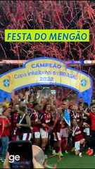 Flamengo title from inside the stadium!