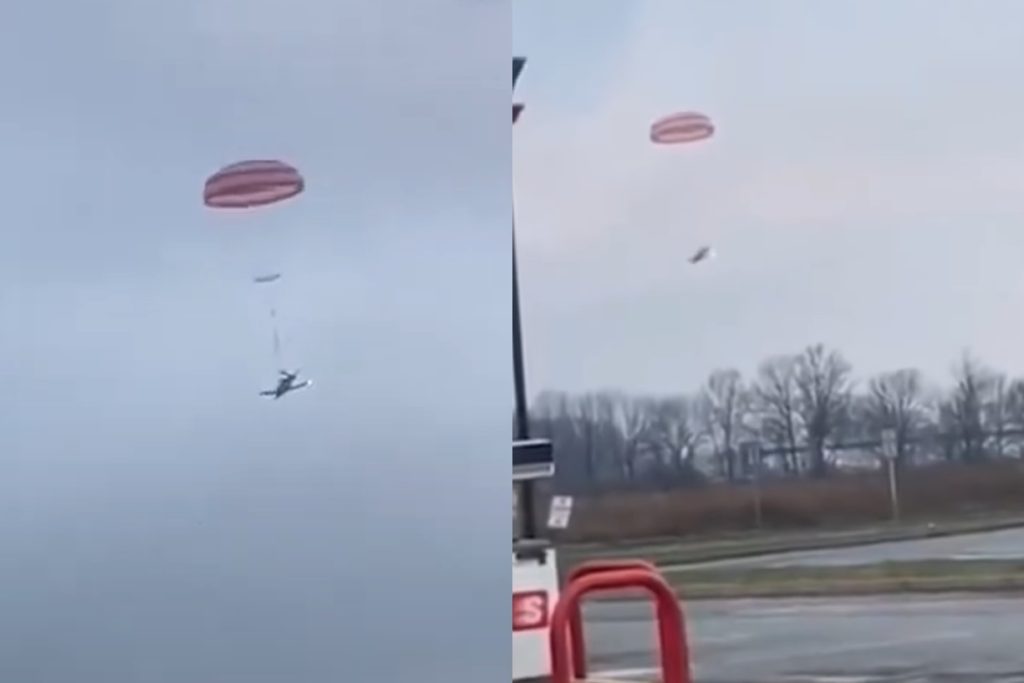 People picture an executive jet parachuting into downtown