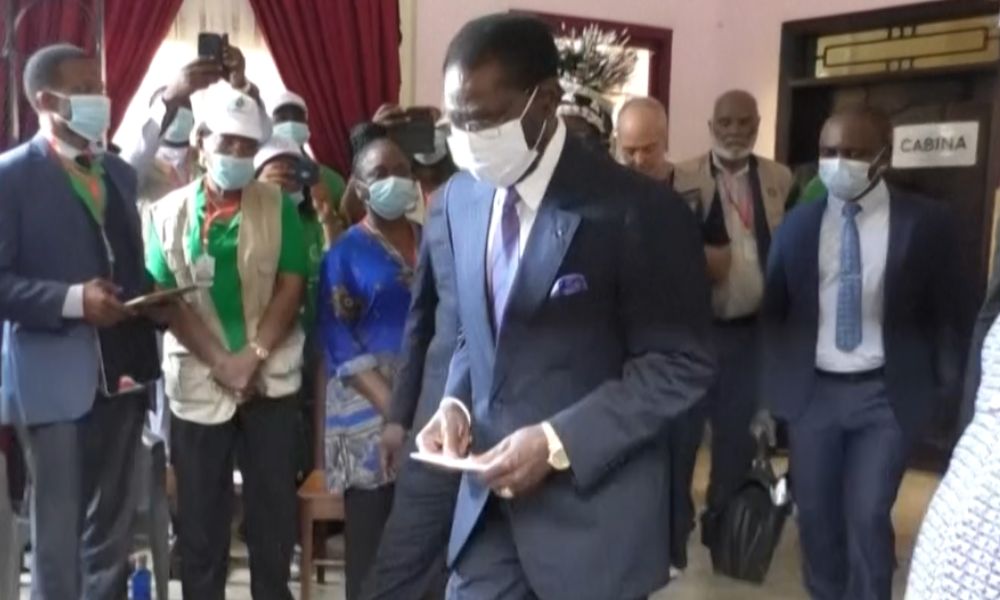 The President of Equatorial Guinea, who has led the country for 43 years, was re-elected with nearly 95% of the vote