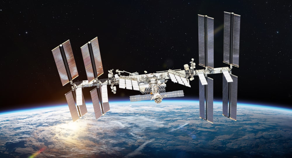 Watch the space station in flight