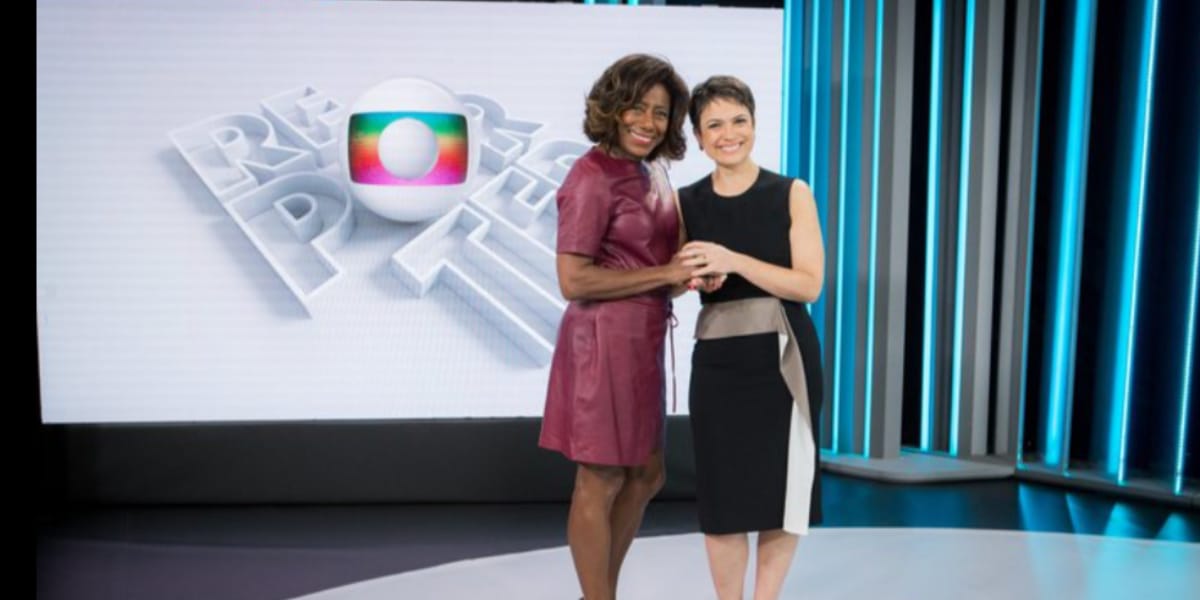 Sandra Annenberg and Gloria Maria run Globo's correspondent (clone: ​​Globo)
