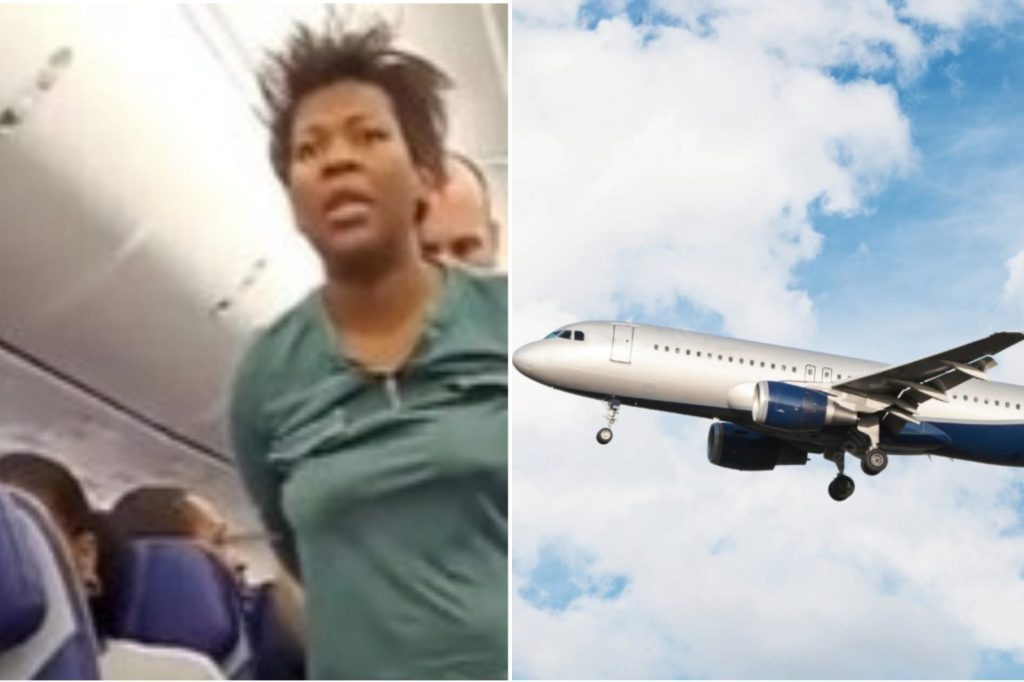 The passenger on the plane is arrested after doing what Jesus "said" and endangering the flight